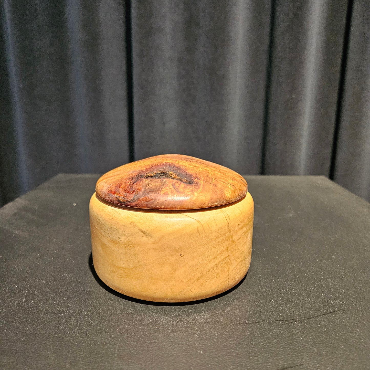 Blackwood Lidded Box with contrast base