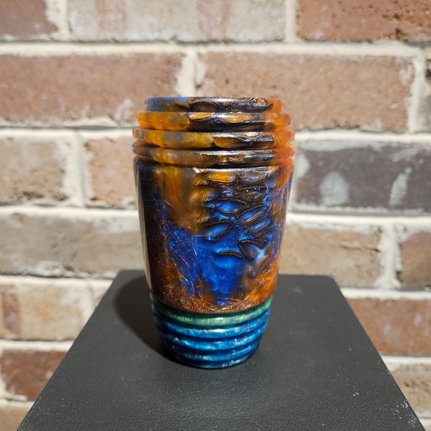 Banksia Pod Vase with Copper Wire and Resin