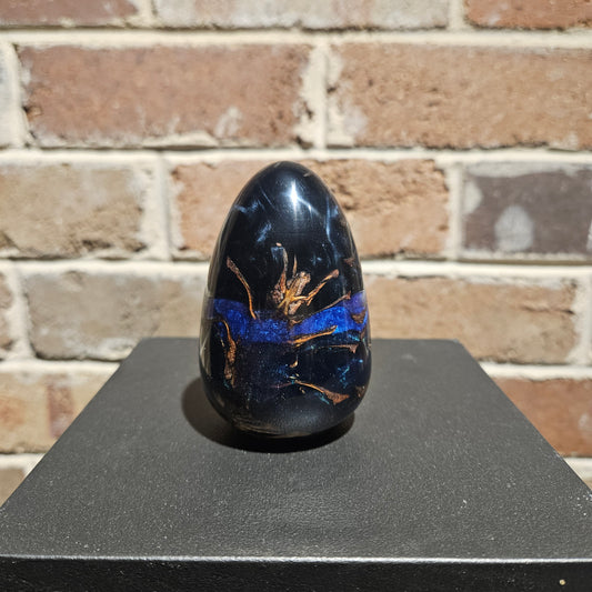 Pinecone Multicoloured Resin Egg