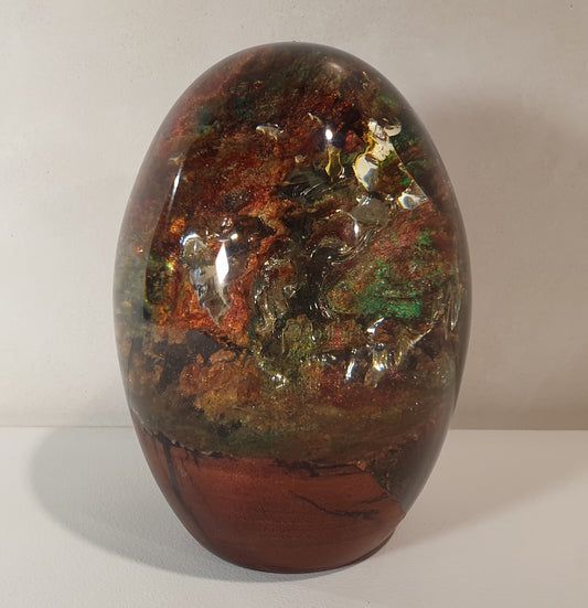 Iron Wood Enchanted Forest Resin Egg
