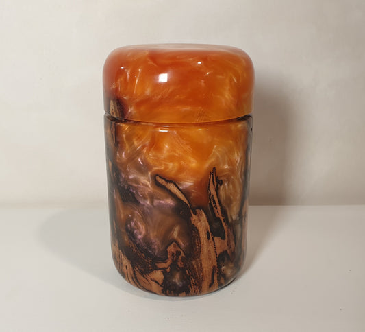 Eucalyptus Wood & Orange Resin Canister