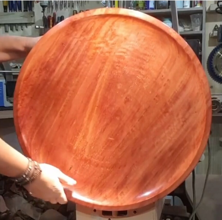 Solid Iron Wood Large Platter/Plate