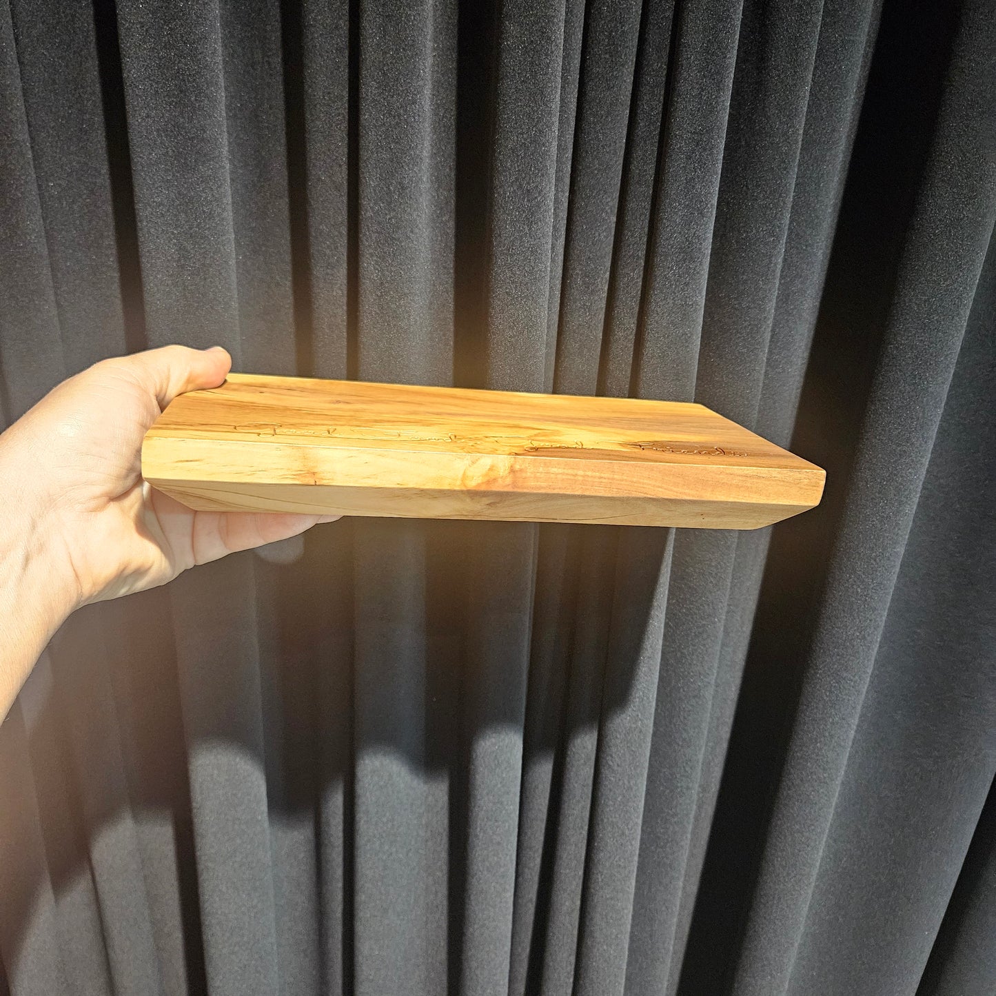 Olive Wood Cheese board with Engraving