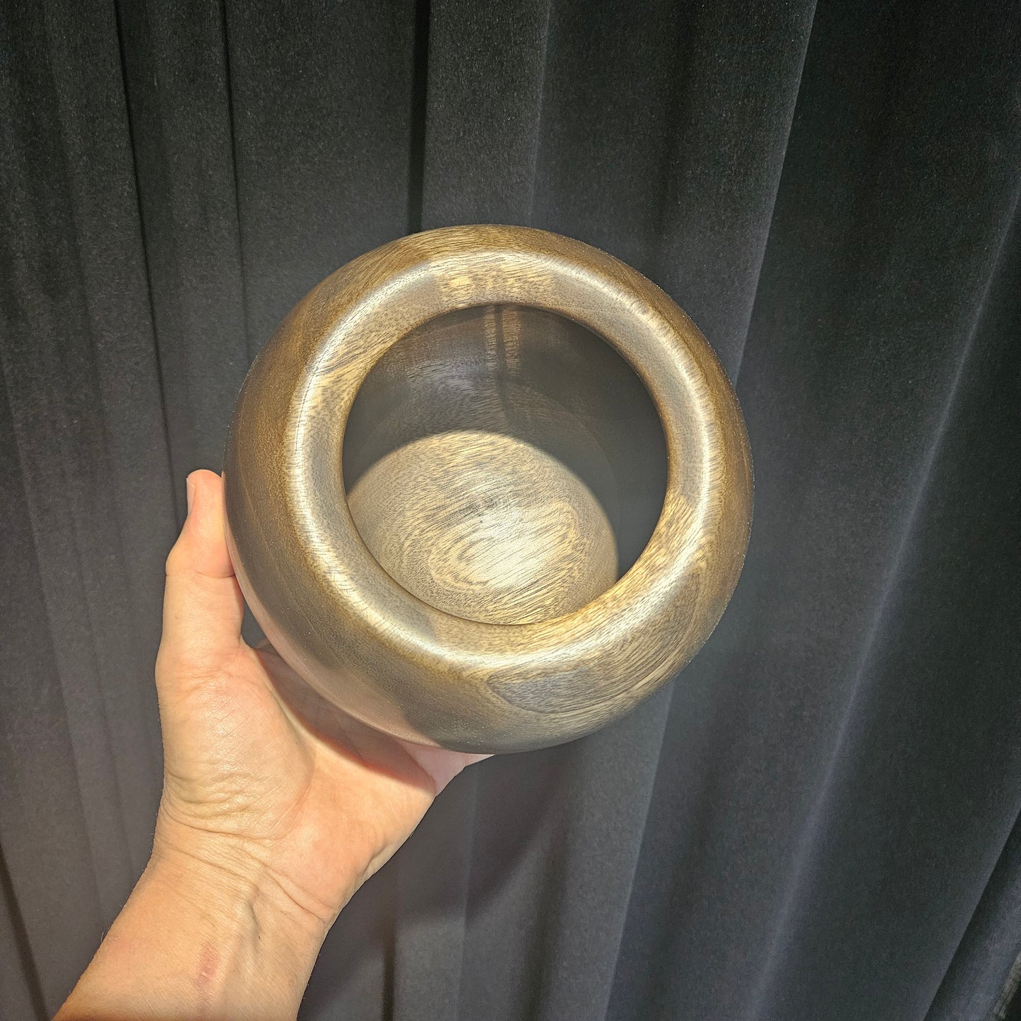 Camphor Laural Decorative Bowl with Japan Black Stain