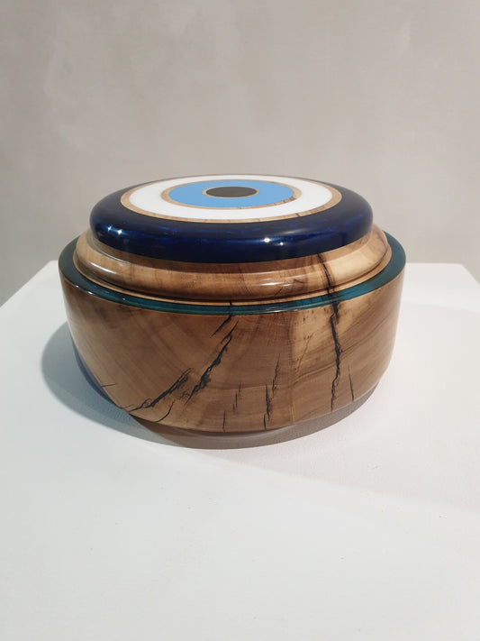 Olive Wood Lidded Box