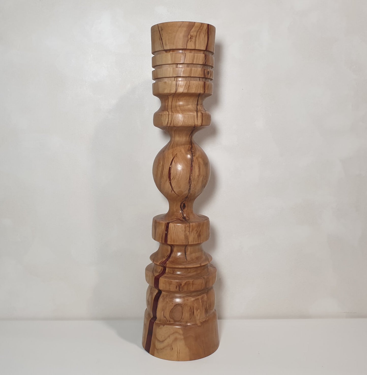 Olive Wood Candelabra