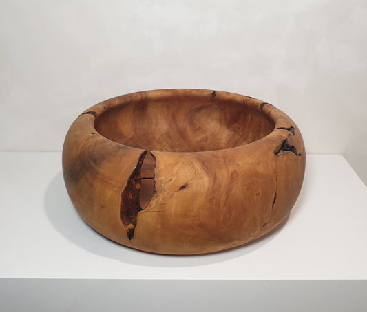 Olive Wood Root Ball Decorative Bowl