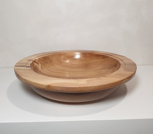 Olive Wood Plate with Resin on Rim